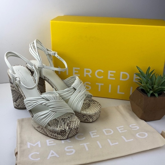 NEW Mercedes Castillo Calisse Stiletto Heels 8.5 - Picture 2 of 12